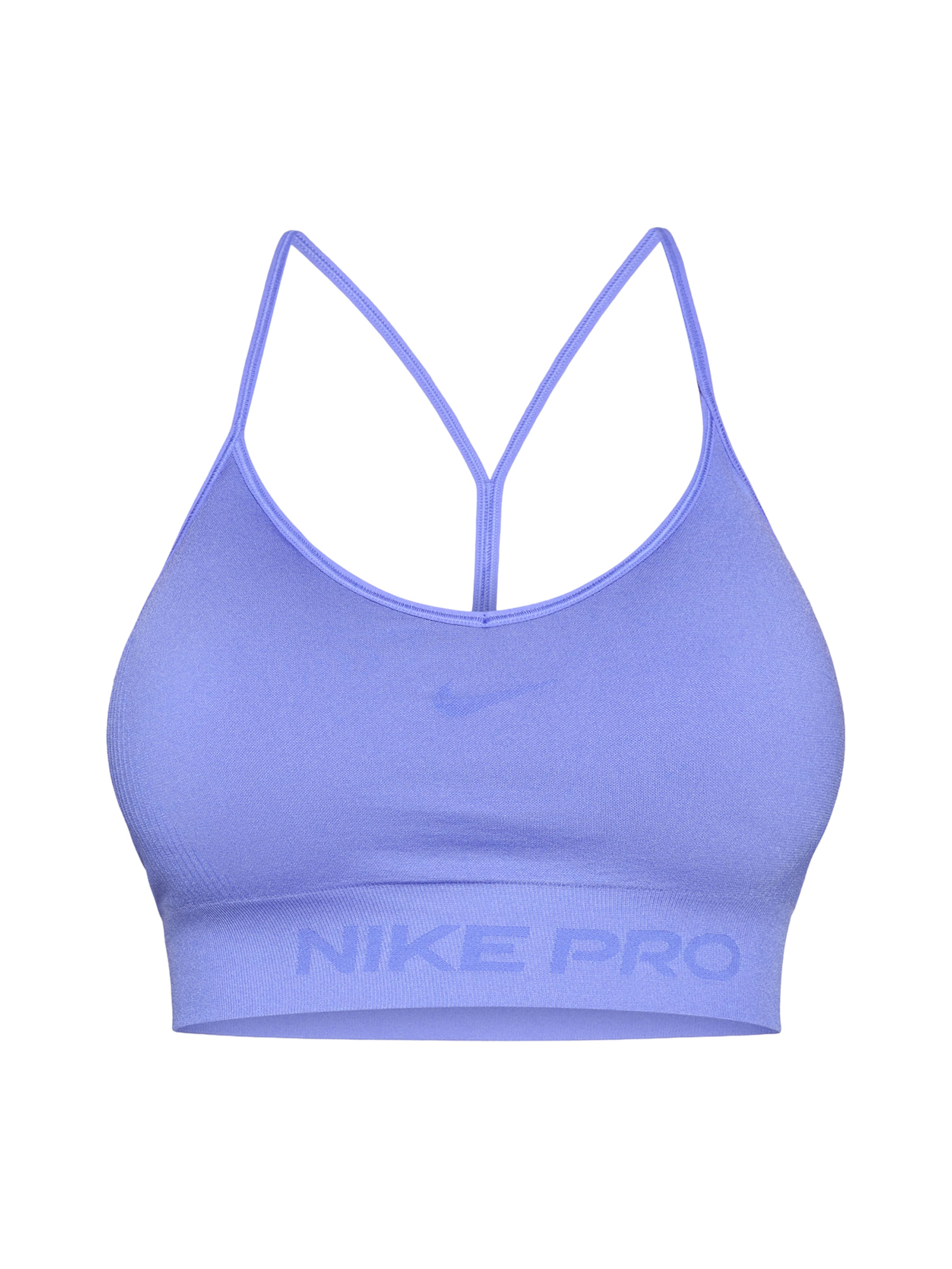 NIKE Спортивный бюстгальтер в Синий: спереди