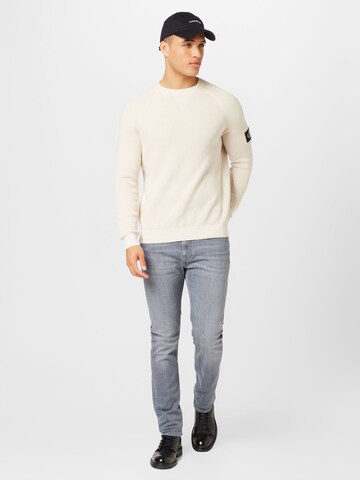 Calvin Klein Jeans Pullover in Beige
