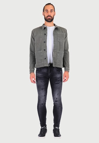 Le Temps Des Cerises Skinny Jeans 'Powerc' in Black