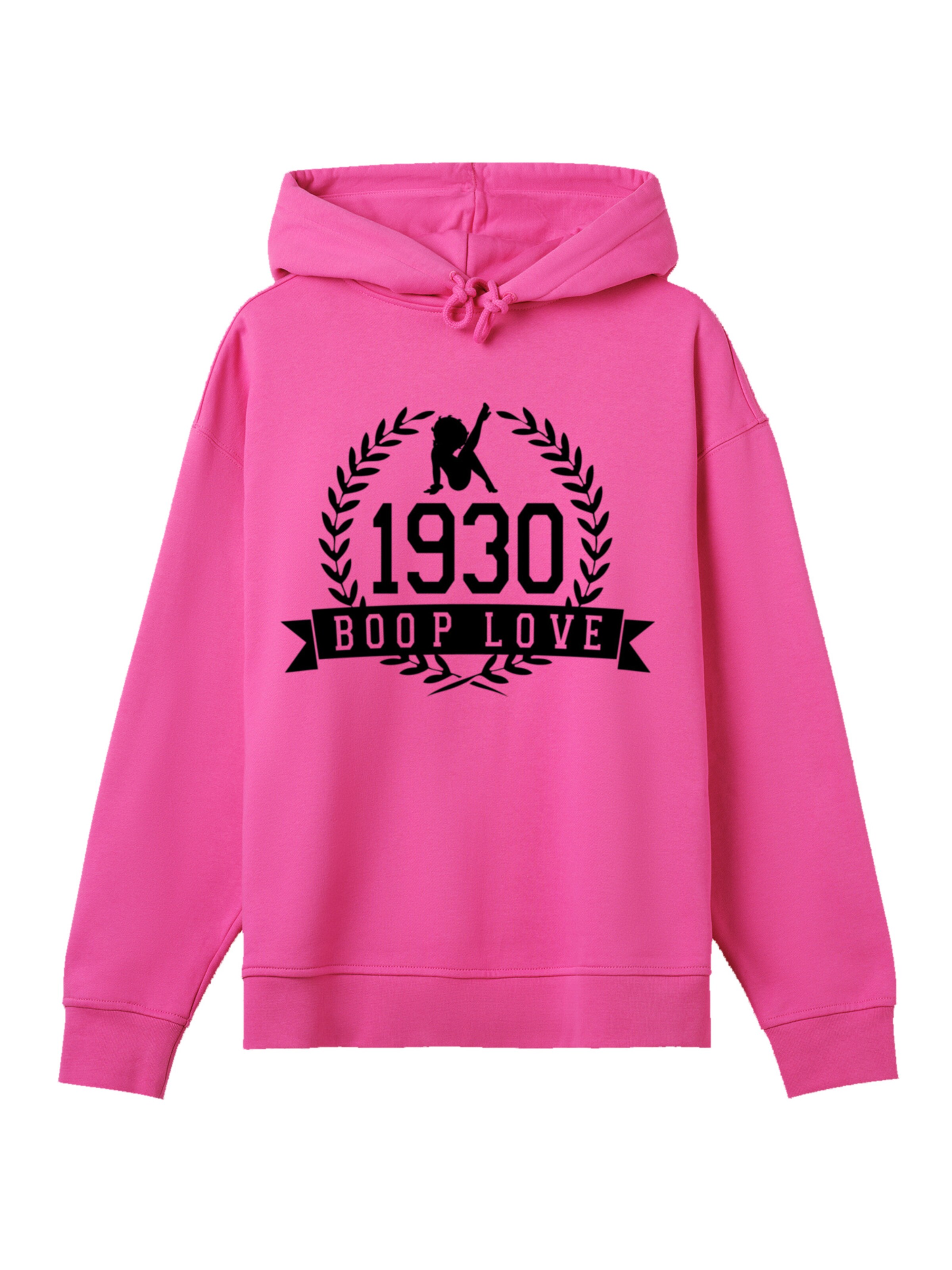 F4NT4STIC Sweatshirt 'Betty Boop 1930 Crest' in Pink: front