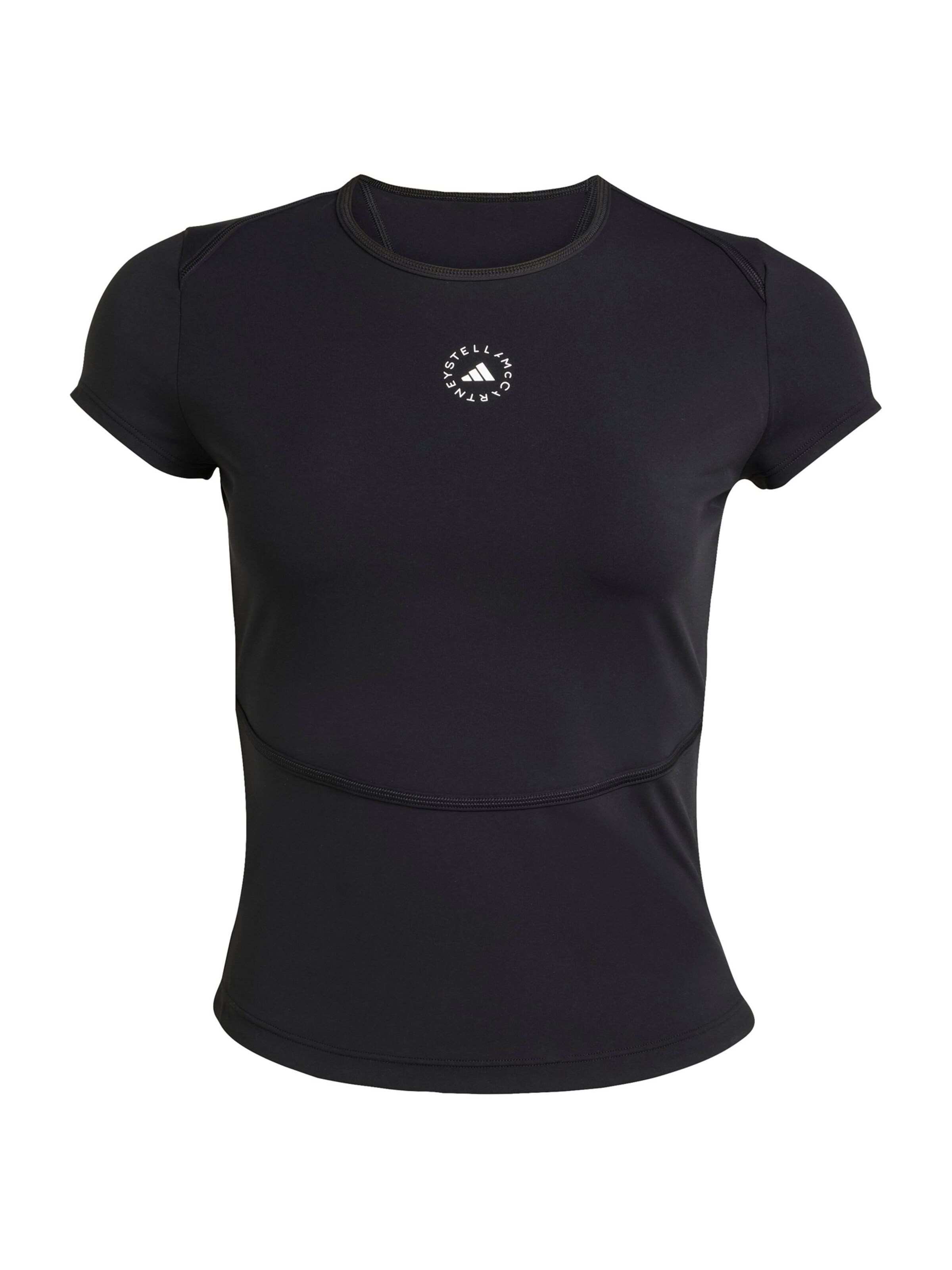 T-shirt fonctionnel ADIDAS BY STELLA MCCARTNEY en noir : devant