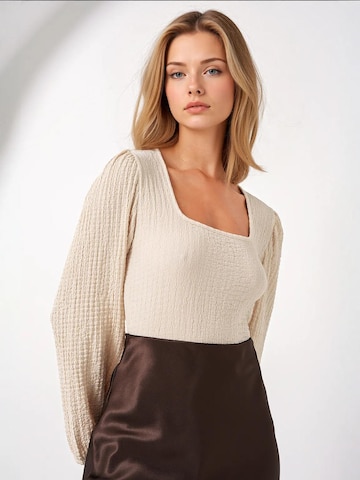 Bigdart Blouse in Wit: voorkant