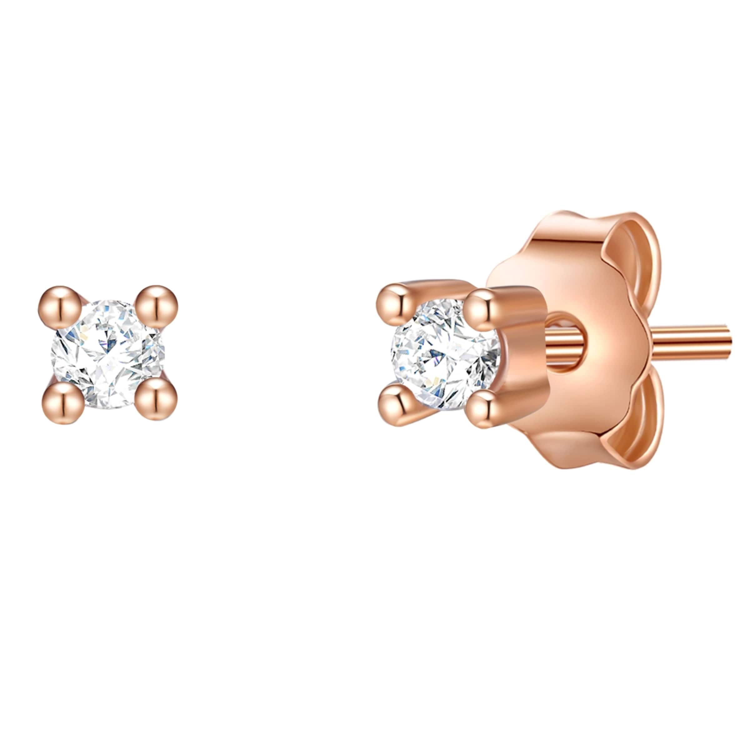 Glanzstücke München Ohrstecker in Gold: Vorderseite