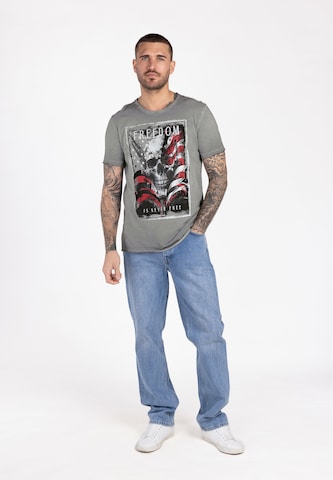 Key Largo Shirt 'KLFreedom' in Grey