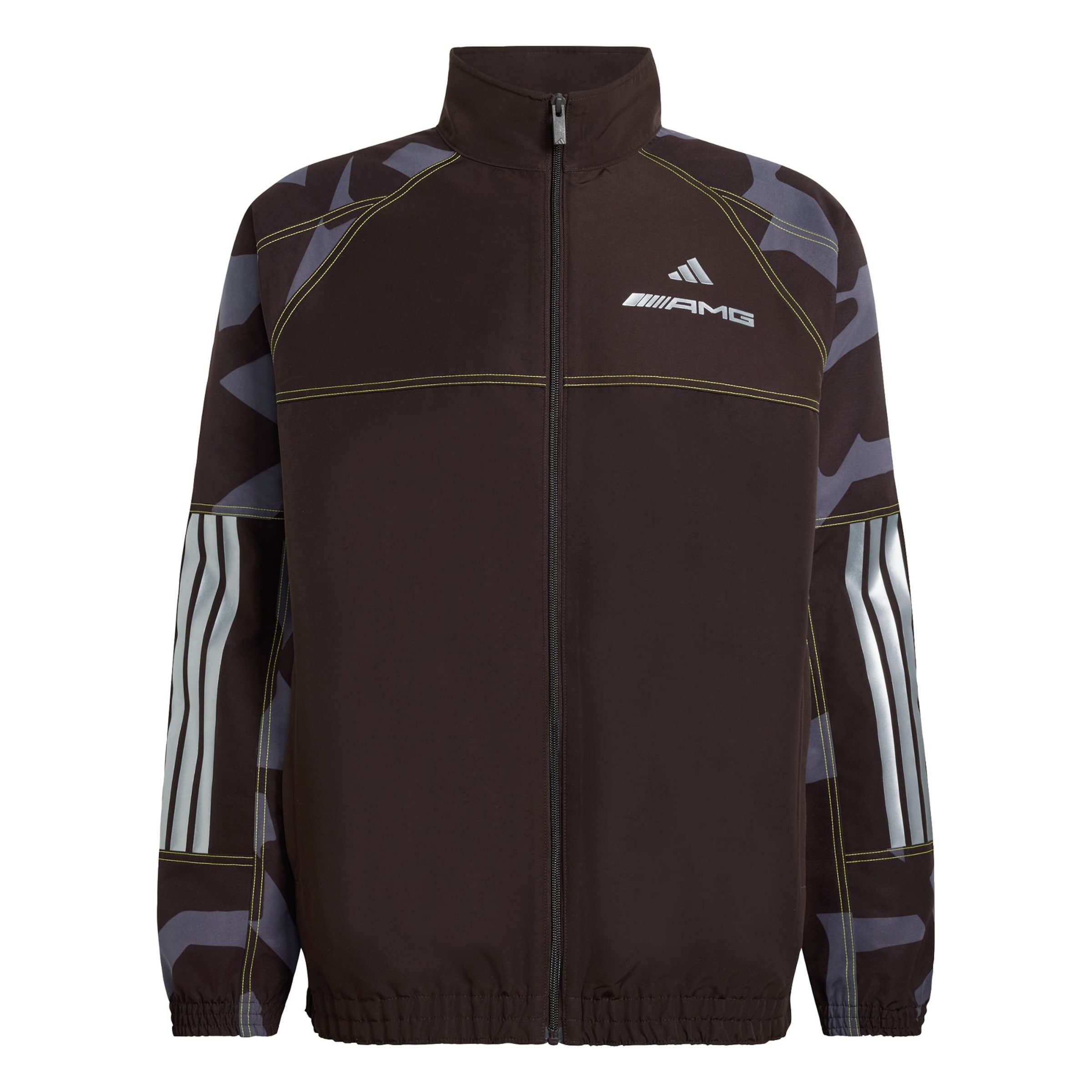 Vestes d’entraînement 'AMG' ADIDAS PERFORMANCE en marron : devant