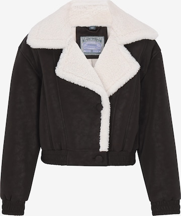 Giacca invernale di DreiMaster Vintage in grigio: frontale