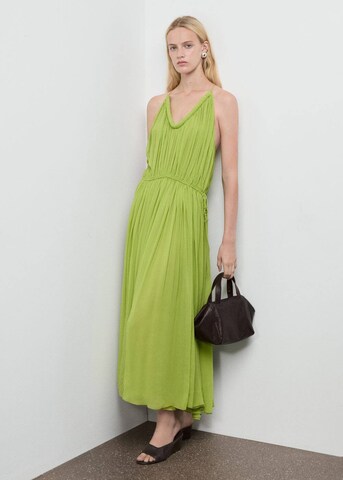 MANGO Dress 'Ocean' in Green: front