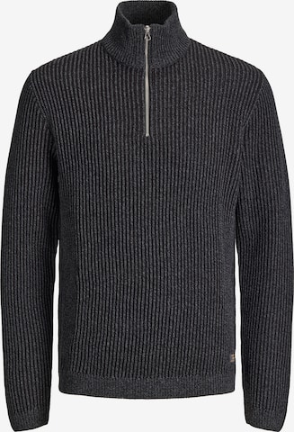 JACK & JONES Pullover 'JJEDOVER' in Schwarz: Vorderseite