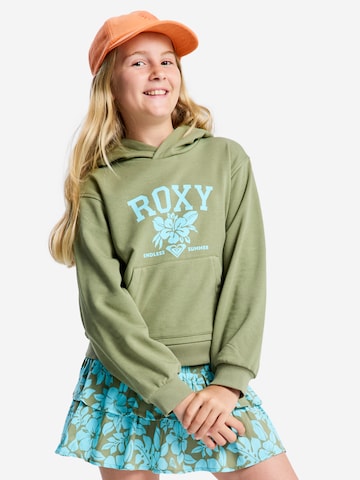 ROXY Sweatshirt 'Hope You Trust 2' in Green: front