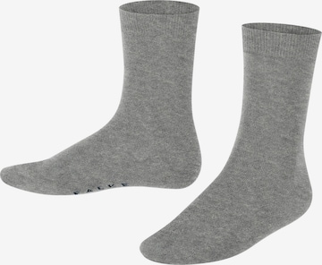 FALKE Socks 'Cotton Finesse' in Grey: front