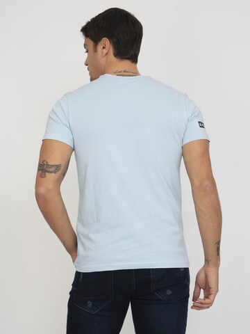 Sir Raymond Tailor T-Shirt 'Luca' in Blau