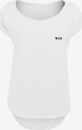 F4NT4STIC Shirt 'Wild' in de kleur Zwart / Wit, Productweergave