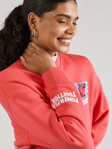 Sweat-shirt Sublevel en rouge