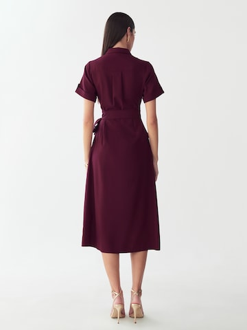 Willa - Vestido 'ISRA' en rojo