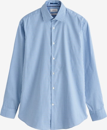Coupe regular Chemise 'Signature' Next en bleu : devant