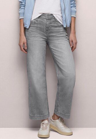 STREET ONE Loose fit Jeans in Grey: front
