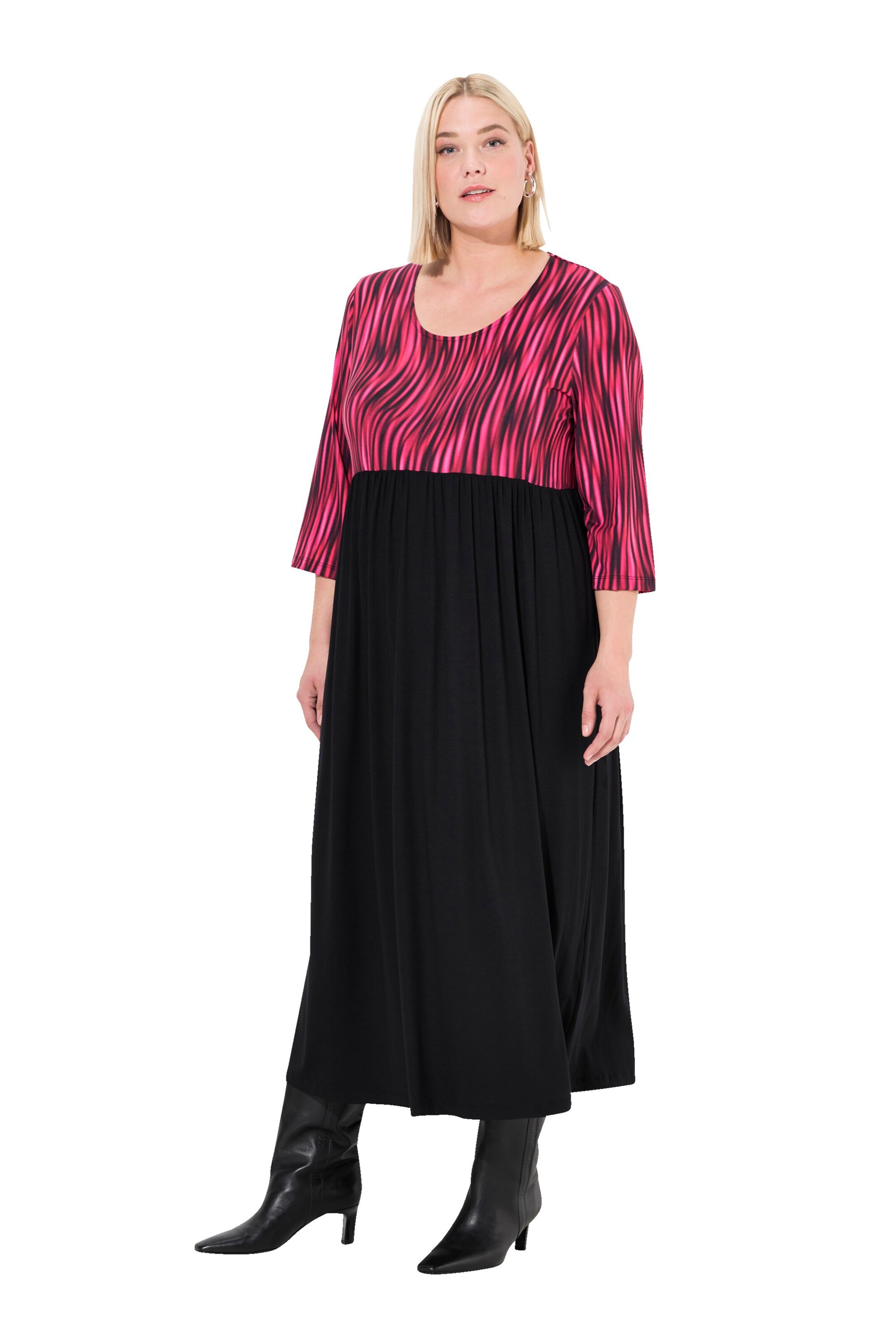 Ulla Popken Jurk in Rood: voorkant