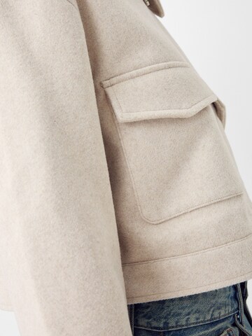 Bershka Between-season jacket in Beige