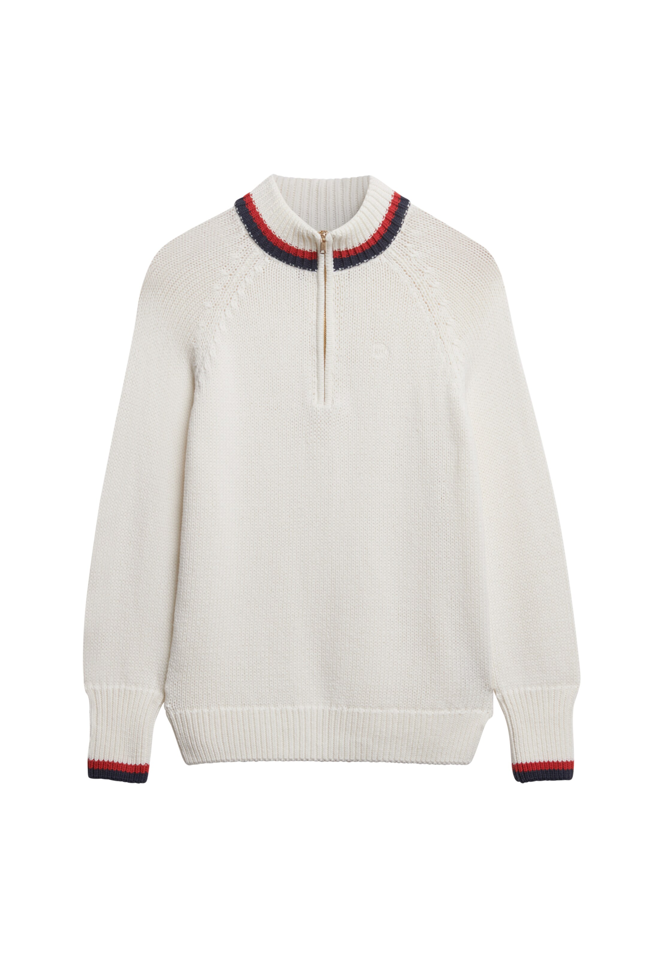 Pull-over Superdry en beige : devant