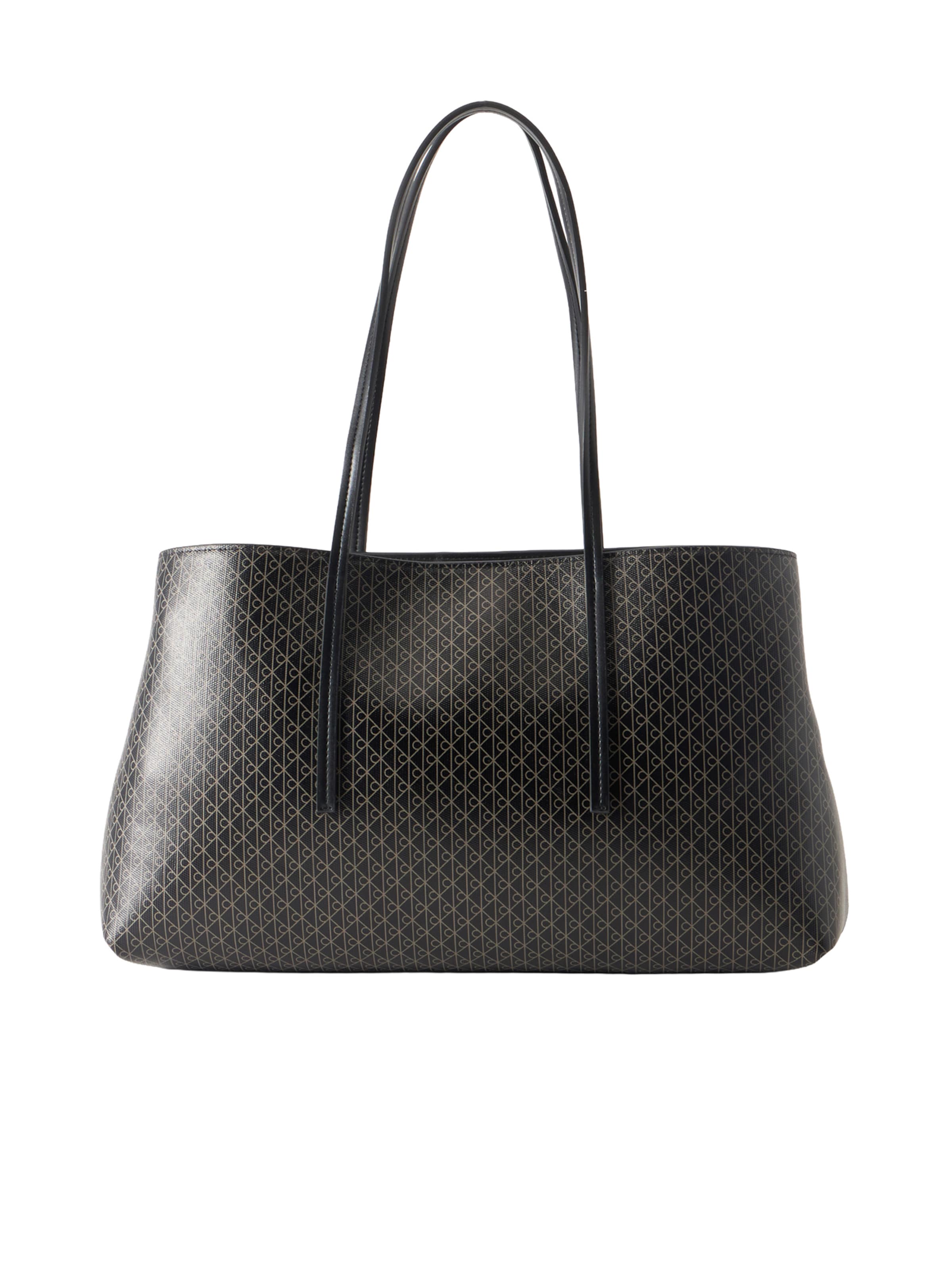 Calvin Klein - Bolso de hombro en negro: frente