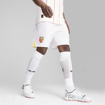 Regular Pantalon de sport 'RC Lens 24/25' PUMA en blanc