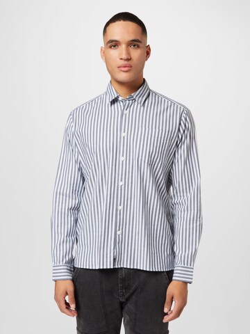 ESPRIT Regular fit Button Up Shirt in Blue: front