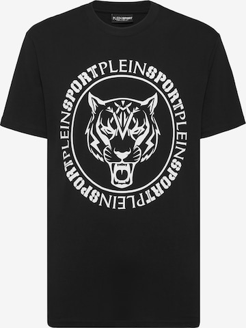 Maglietta 'Tiger' di Plein Sport in nero: frontale