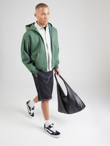 WEEKDAY - Sudadera con cremallera en verde