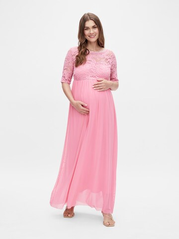 MAMALICIOUS Kleid 'Mivana' in Pink: predná strana