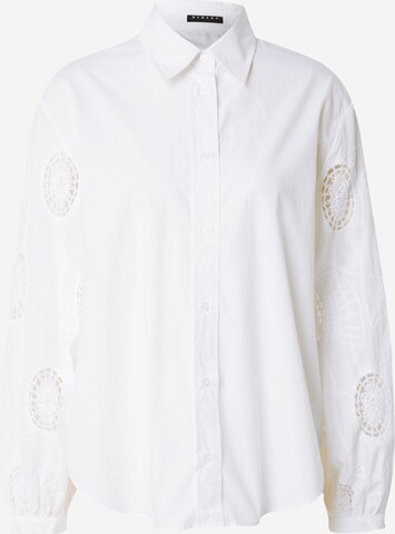 Sisley Блуза в бяло: отпред
