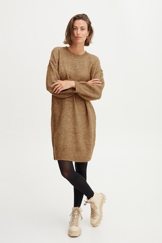 Fransa Knitted dress in Brown