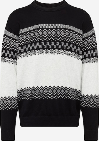 HOLLISTER Пуловер в черно: отпред