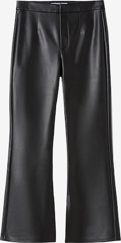 évasé Pantalon Bershka en noir : devant