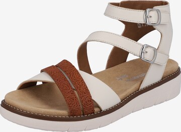 REMONTE Strap Sandals ' D2045 ' in White: front