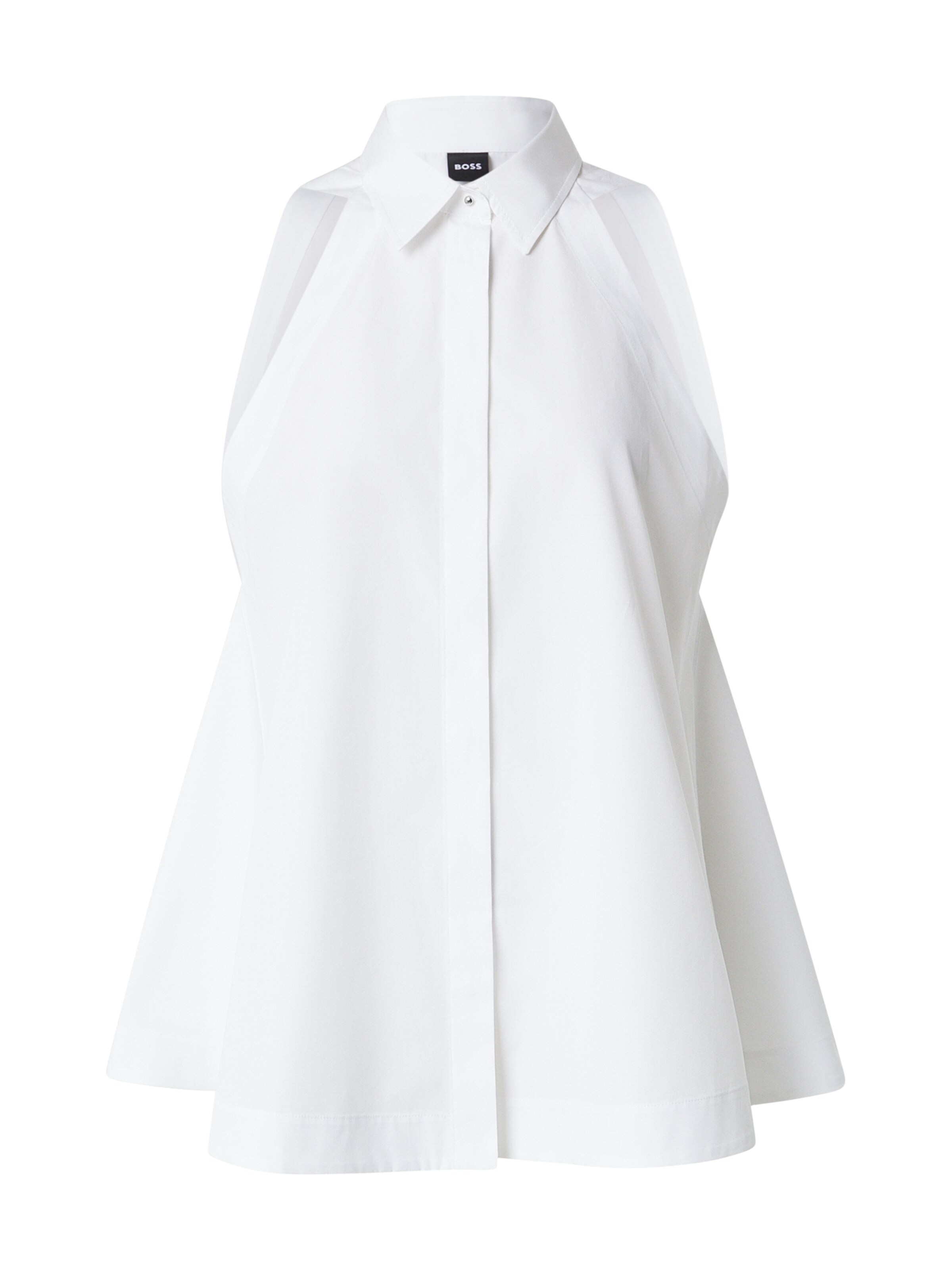 BOSS Блузка 'Becola' в Белый: спереди