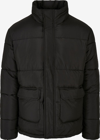 Urban Classics Between-season jacket in Black: front