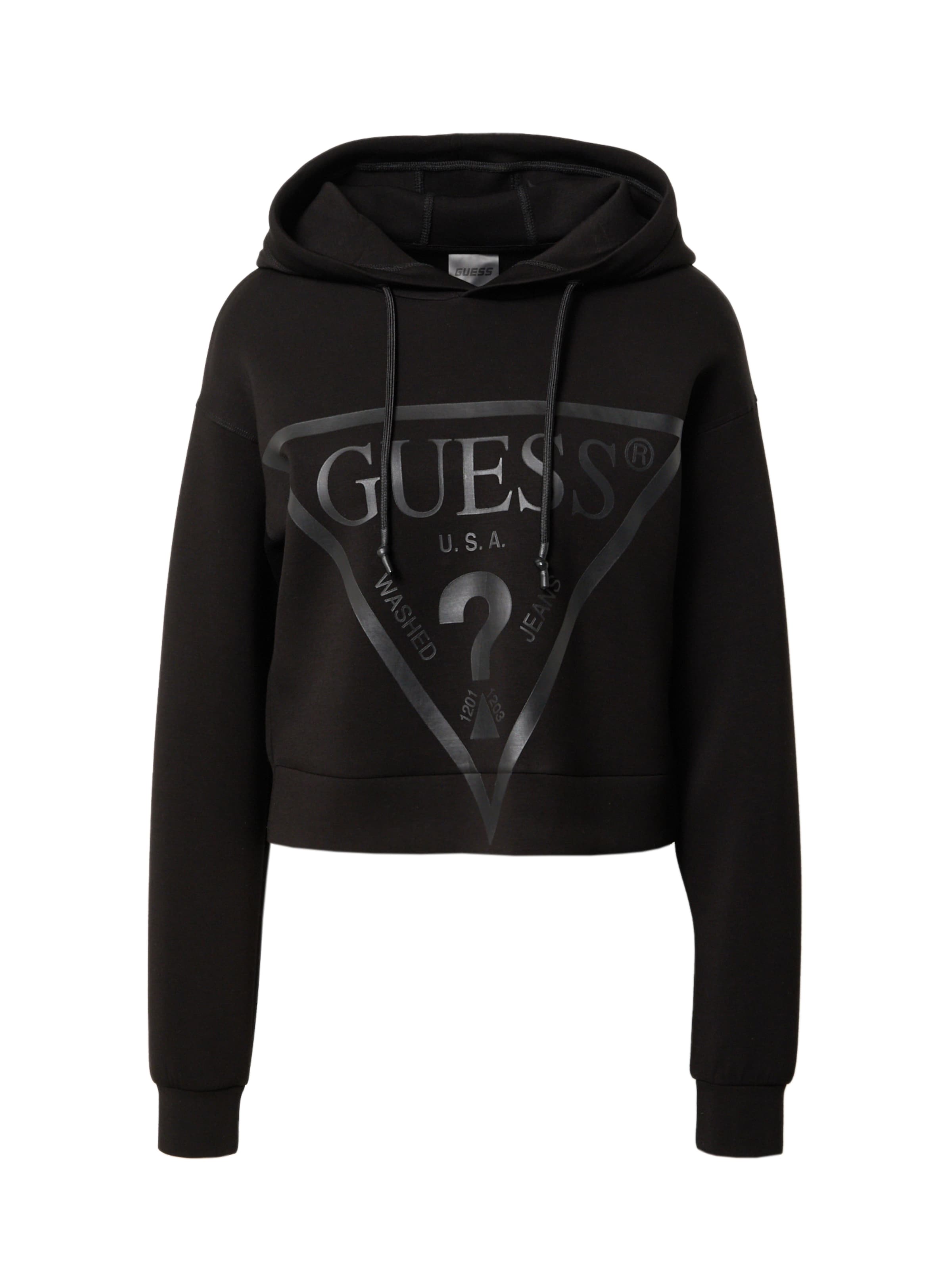 GUESS Sweatshirt 'ALISA' in Schwarz: Vorderseite