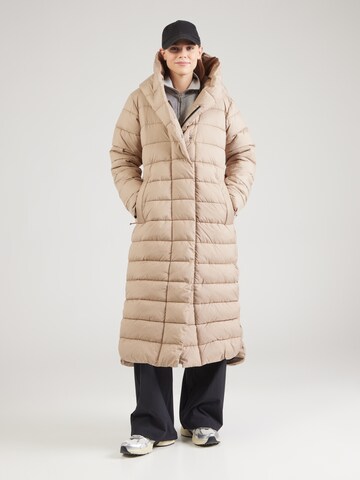 Didriksons Wintermantel 'Stella' in Beige: voorkant