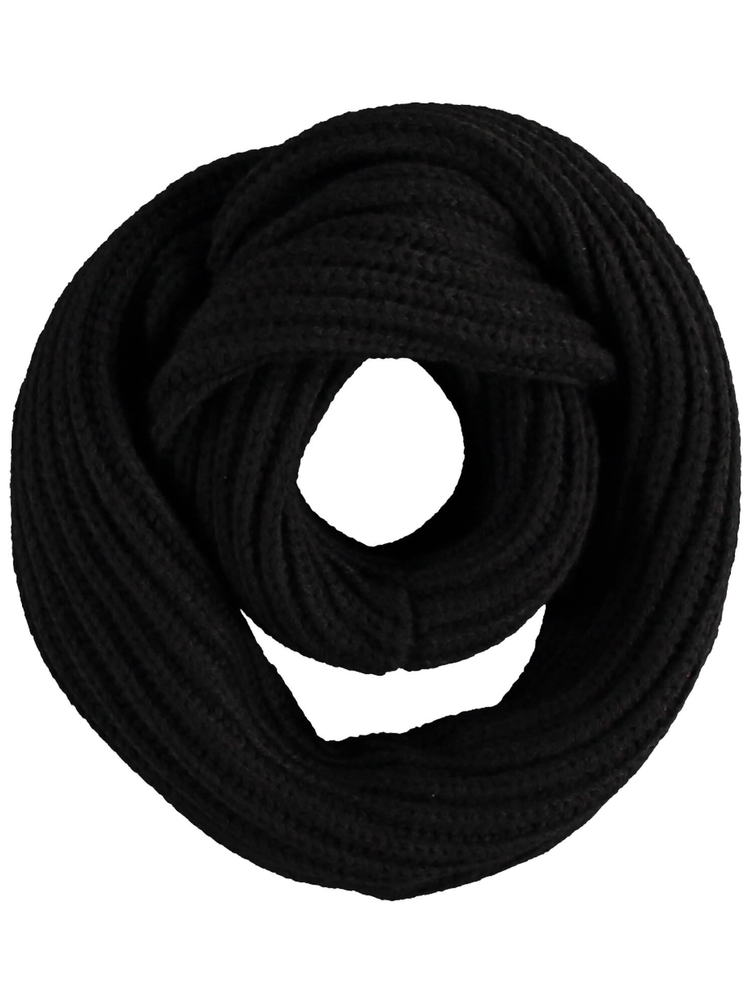 Giorgio Rimaldi Tube Scarf in Black: front