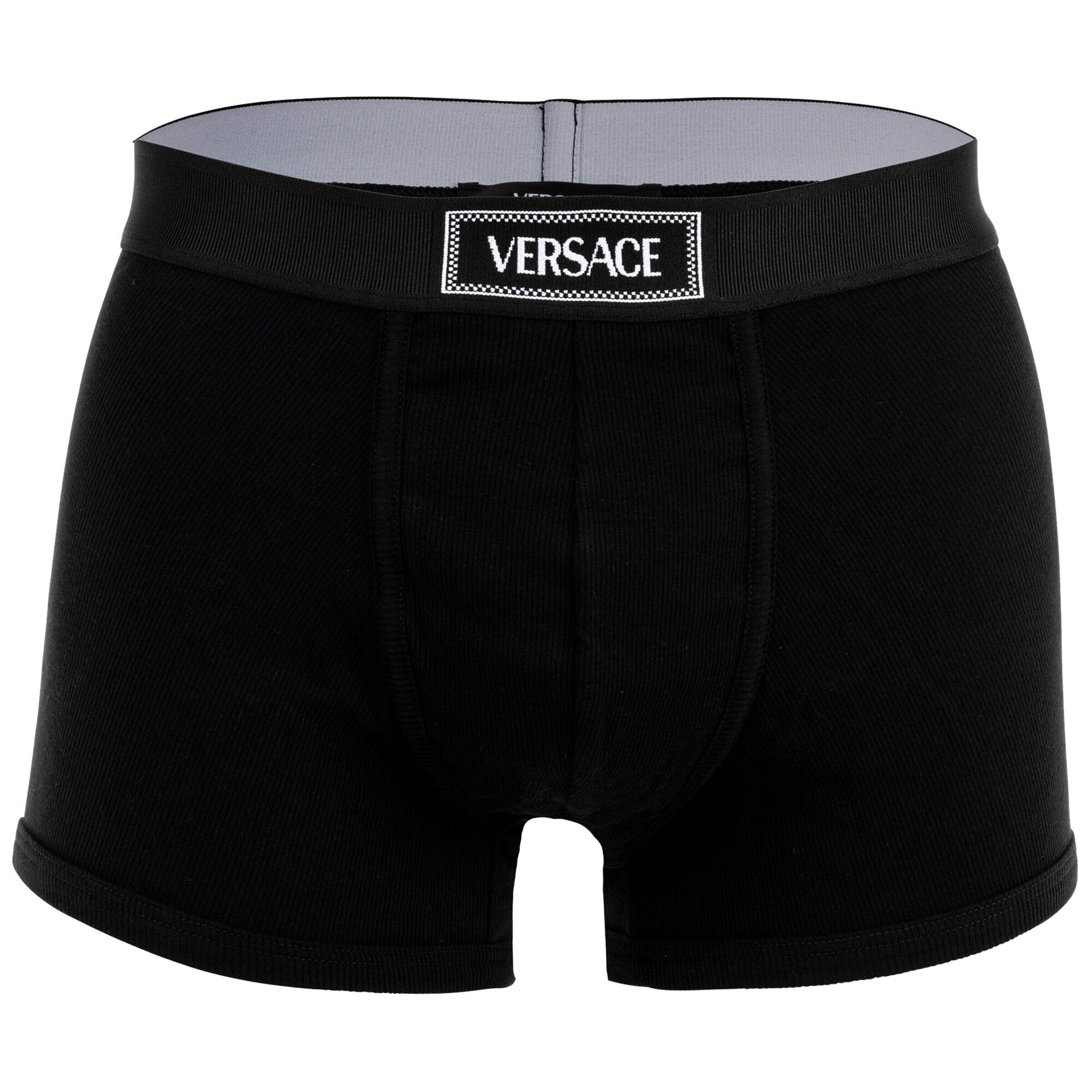 VERSACE Boxerky – černá: přední strana
