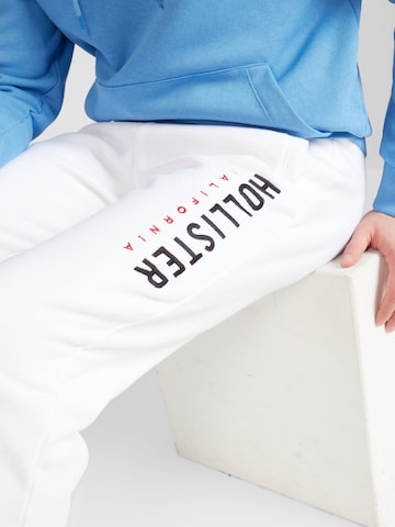 Regular Pantalon HOLLISTER en blanc