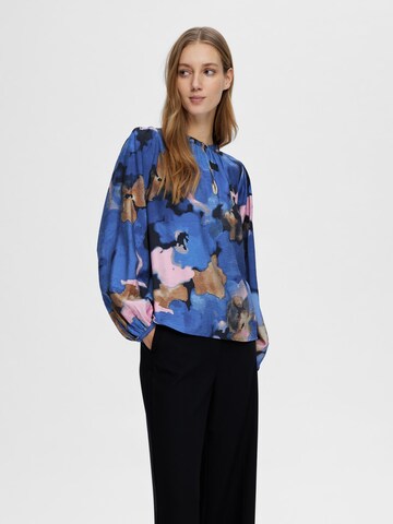 SELECTED FEMME Blouse 'MARIETTE' in Blue: front