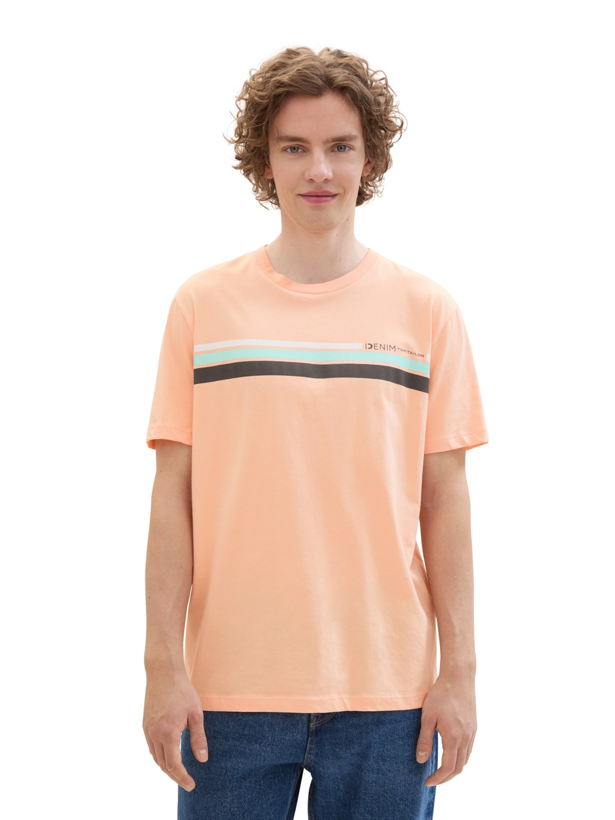 TOM TAILOR DENIM Bluser & t-shirts i orange: forside