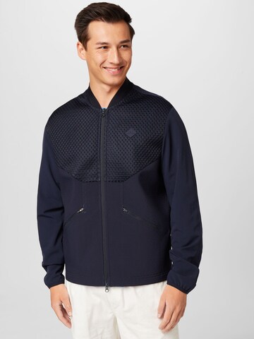 J.Lindeberg Weatherproof jacket in Blue: front