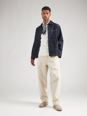 DENHAM Shirt 'SCISSOR' in White