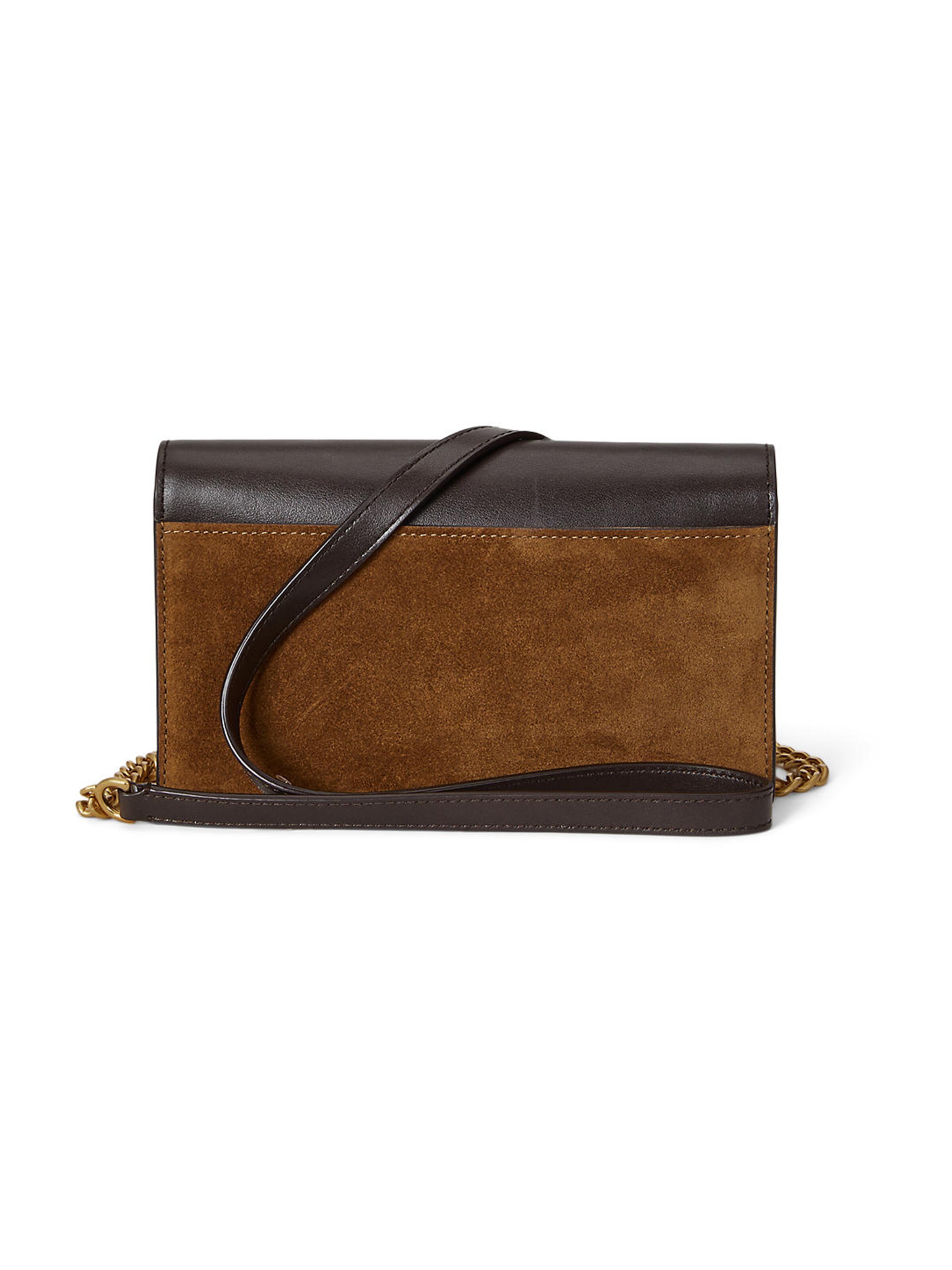 Pochette Polo Ralph Lauren en marron