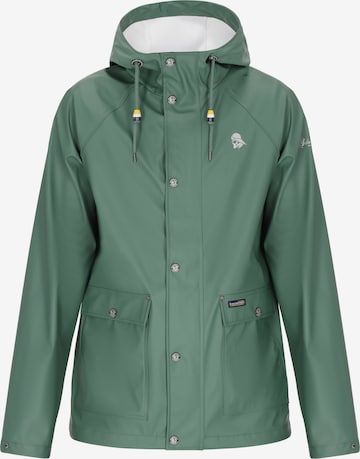 Schmuddelwedda Weatherproof jacket in Green: front