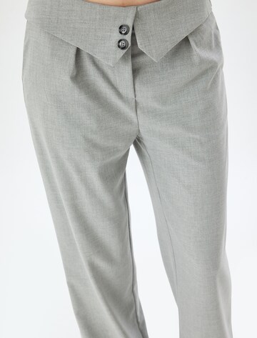 Koton Wide leg Pleat-front trousers in Grey