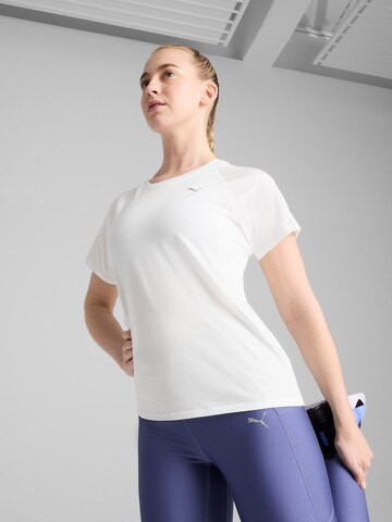 PUMA - Camiseta funcional 'RUN VELOCITY' en blanco: frente