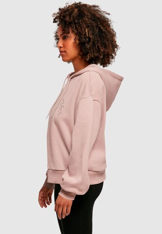 Merchcode Sweatshirt 'Christmas Santa' in Roze